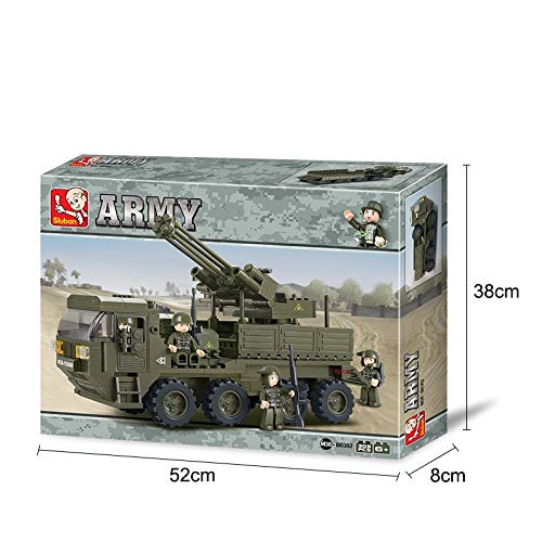 Sluban Heavy Transporter Building Block Set - 306 Pieces, Model M38-B0302, Made of ABS, Ideal for Creative Construction Fun