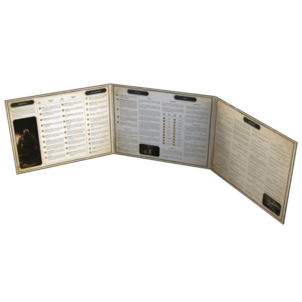 Steamforged Games Dark Souls RPG GM Screen & Adventure Book - Cardboard, Assorted, Model SFDS-RPG029