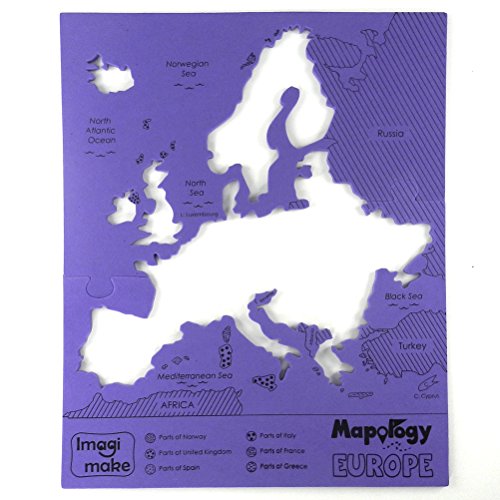 Imagimake Mapology: Europe Map Puzzle For Baby