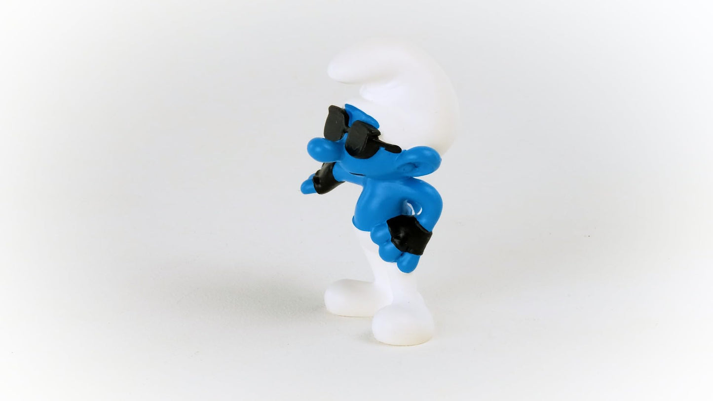 Schleich Vanity Smurf Figure - Collectible Retro Toy, Multi Color, PVC Material, Model 20842