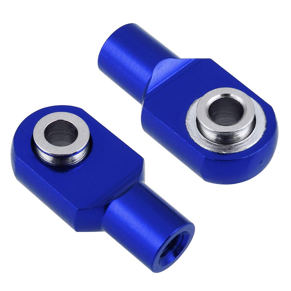 Rc Short Rod Ends With Hollow Balls Aluminum Metal For Traxxas Rc Cars, Replacement Of 2742X (4-Pack) (Navy Blue)