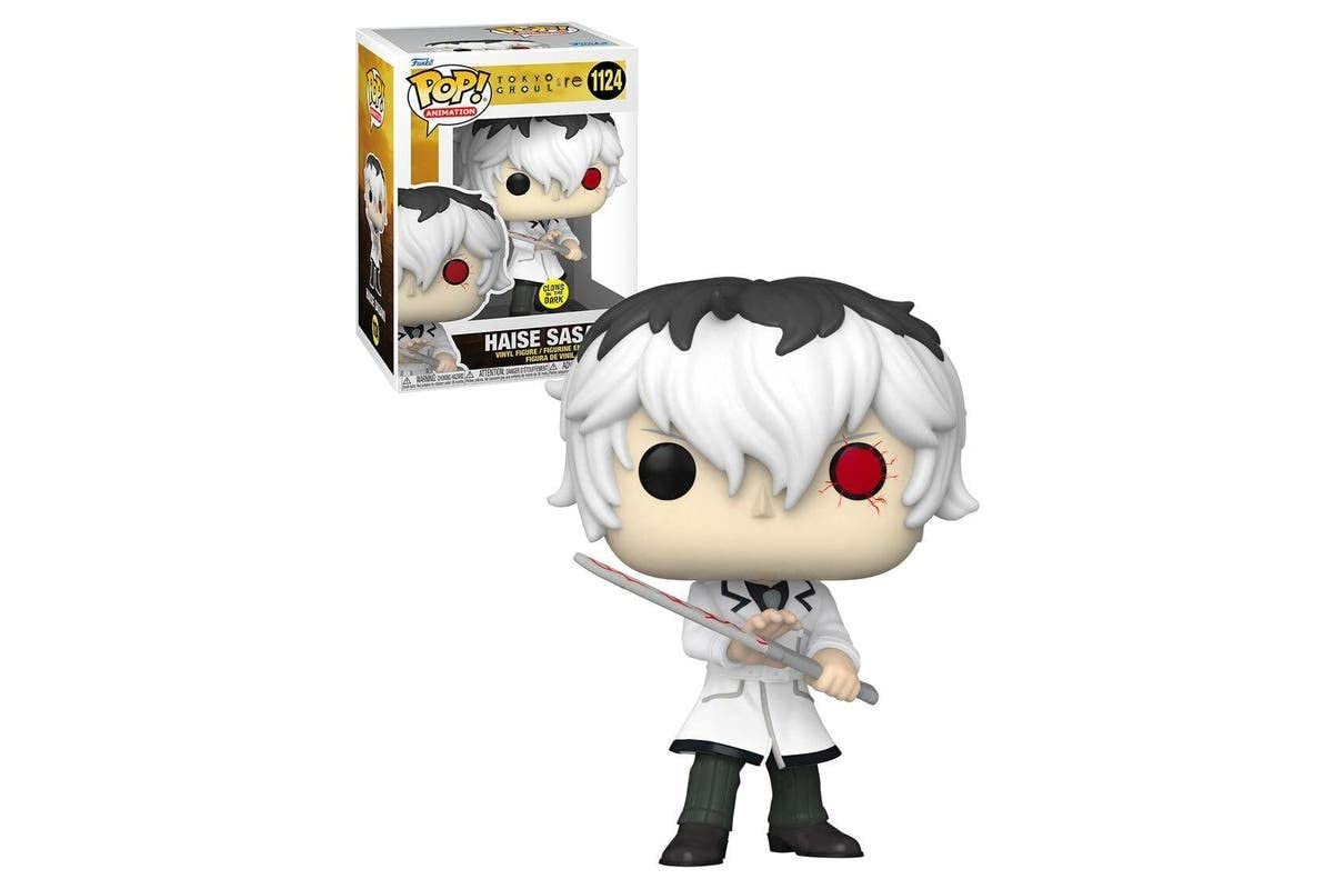 Funko Pop 1124 Haise Sakaki Glow In The Dark Tokyo Ghoul:Re