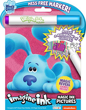 Nickelodeon Blues Clues Coloring Book Set - 29 Piece Mess-Free Play Pack with Magic Pen, Crayons, Stickers, Fun-size Activity Book