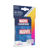 Marvel Champions The Card Game Official Marvel Blue Art Sleeves | Pack Of 50 Art Sleeves And 1 Clear Sleeve | Card Game Holder |