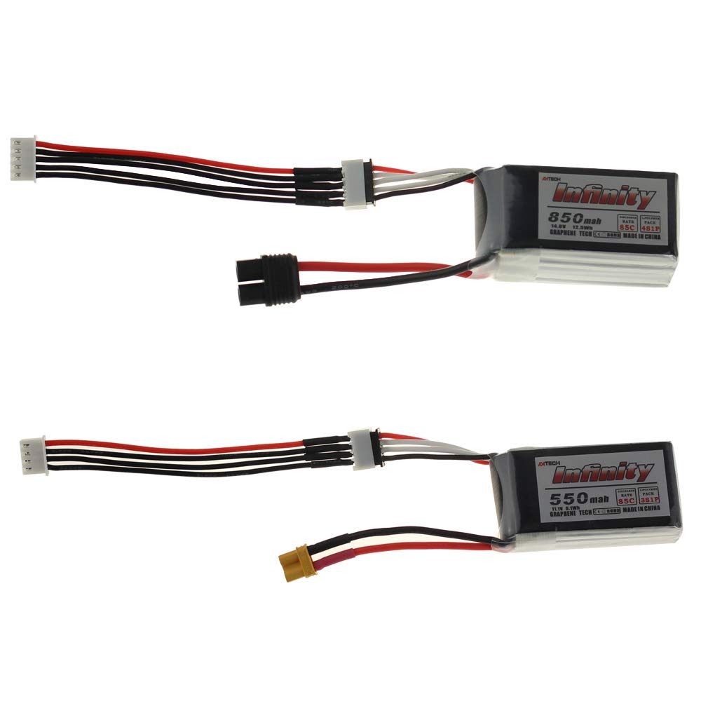 Sologood 10Pcs Jst-Xh 2S/ 3S/ 4S/ 5S/ 6S Battery Balance Plug Extension Lead 22Awg Silicone Wire Balance Leads Extension Cable F