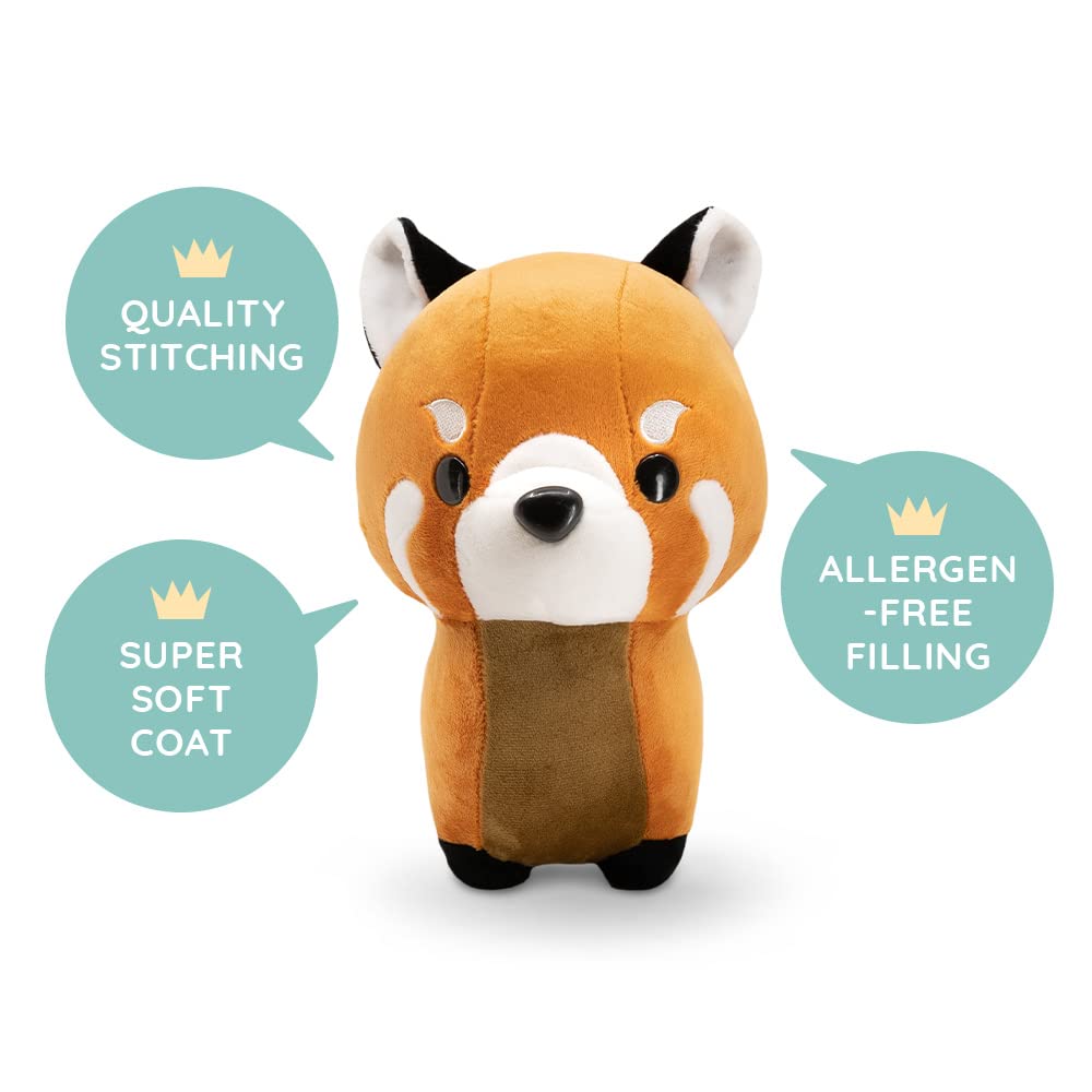 Bellzi Red Panda Stuffed Animal Plush Toy - Soft Cute Plushies And Gifts For All Ages, Kids, Babies, Toddlers - Red Pandi