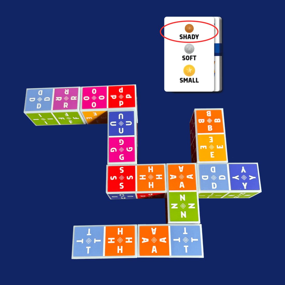 Crossico by Uzzle Games - Family Games for Children & Adults, Crossword Puzzle Word Games - A Thrilling Classic Game with a Twis