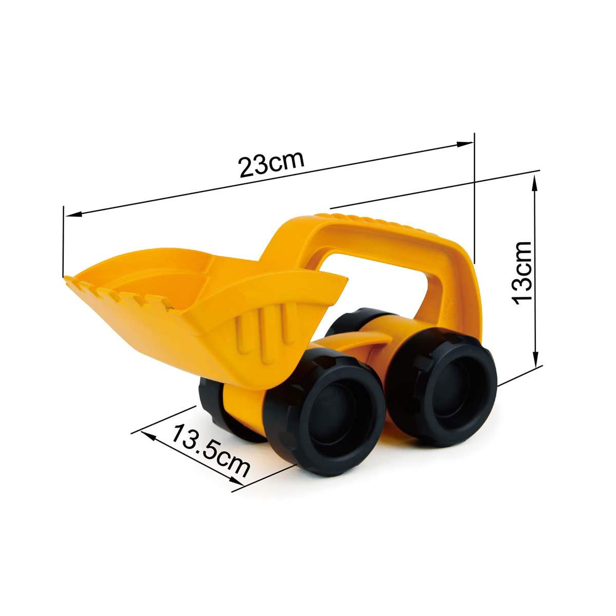 Hape Beach and Sand Toys Monster Digger Toys, Yellow, L: 9.1, W: 5.1, H: 5.3 inch