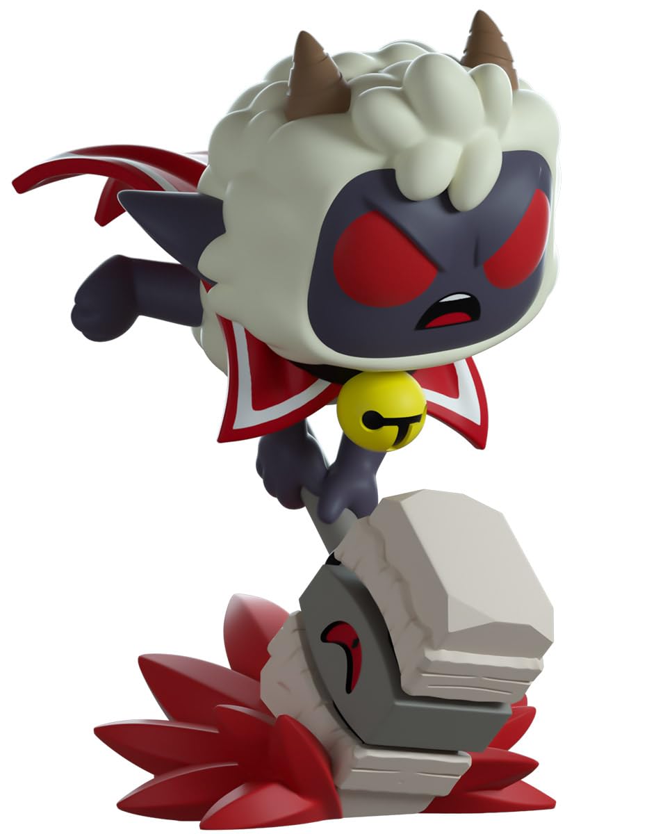 Youtooz Attacking Lamb 4.5'' Vinyl Figure, Official Licensed Collectible From Cult Of The Lamb Videogame, By Youtooz Cult Of The