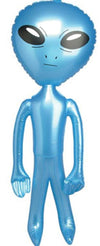 2 Blue Inflatable Martian Alien Prop Toy Decoration by Rhode Island Novelty