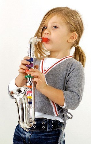 Bontempi Saxophone SX4331/N - Silver Plastic Musical Instrument