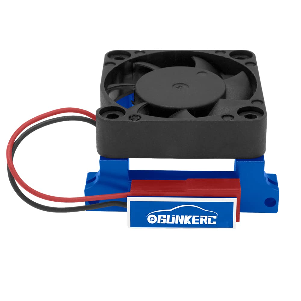 OGRC ESC Cooling Fan Aluminum Alloy ESC Cooling Fan for traxxas 1/10 Slash 4x4 Stampede 4x4 VXL-3s Rustler for Traxxas 3340 Veli