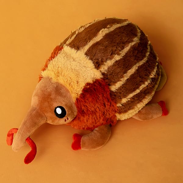 Squishable Mini Weevil Plush Toy - Brown Soft Stuffed Animal for Kids and Collectors