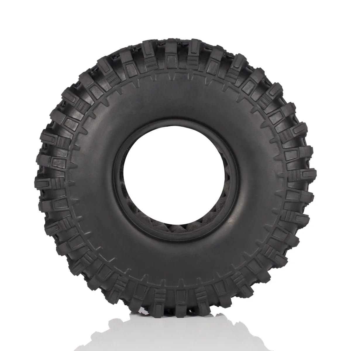 4Pcs Rubber 120x44mm 1/10 RC Crawler 1.9 Tires with Foam Inserts for Gen7 Gen8 SCX10 TRX4 Upgrades (E-120x44mm)