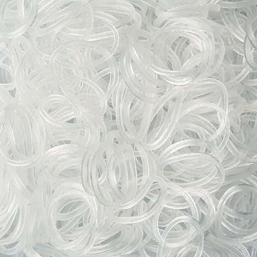 Choons Design LLC Offical Rainbow Loom Clear Jelly 600 Latex Free (24 C-Clips)