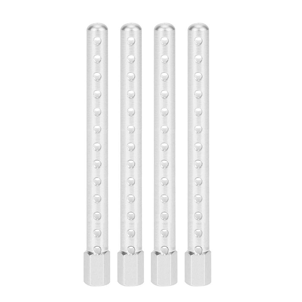 T best RC Car Shell Column, 4Pcs Aluminum Alloy RC Car Body Shell Post Holder RC Spare Parts for 1/10 122037(Silver) Rc Body Pos
