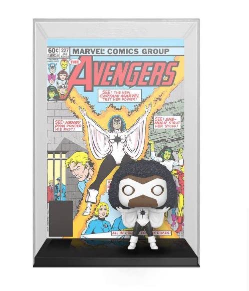 Funko Pop! Cover Art Marvel Collection Collectible Vinyl Figure Comic Covers (Captain Marvel)