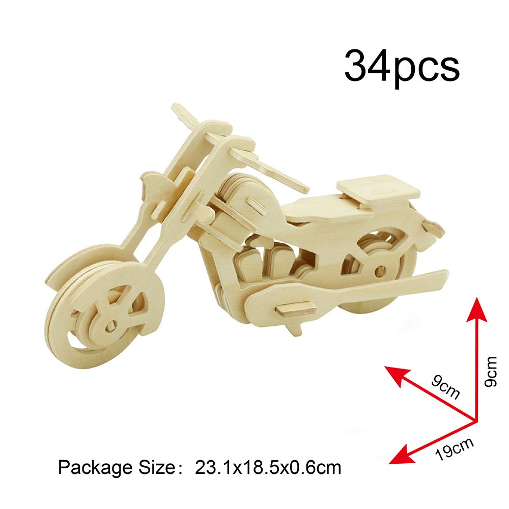 Georgie Porgy 3D Wooden Puzzles For Kids Toys Construction Woodcraft Kits Diy Model Puzzle Kits Birthday Gifts Pack Of 3 (Pirate