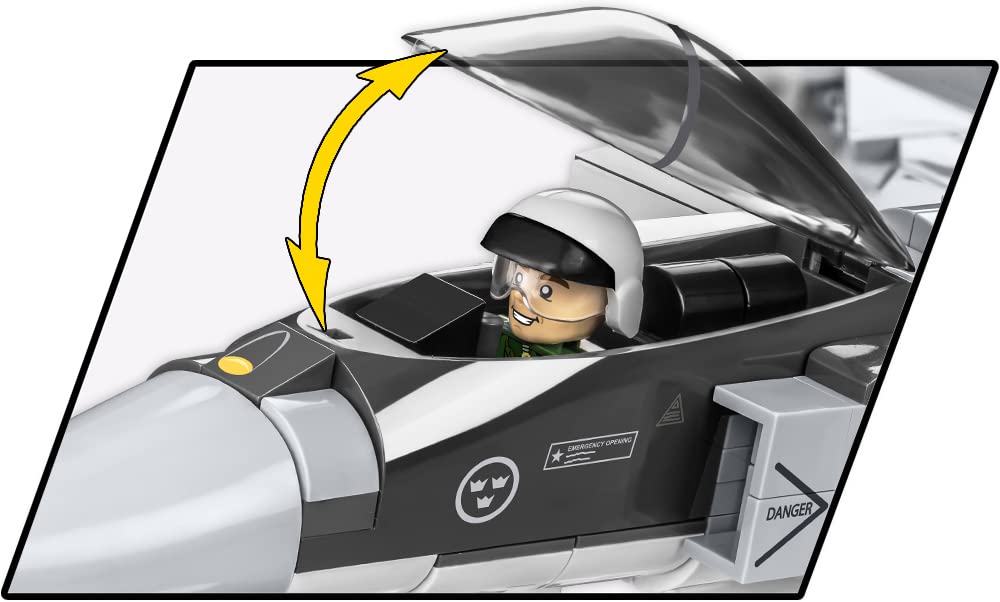 Cobi Armed Forces Saab Jas 39 Gripen E Plane