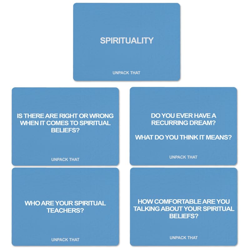 Unpack That Spirituality Deck To Test Your Faith And Beliefs, Unlock Your Higher Self With Deep Questions On The Creator And Unknown