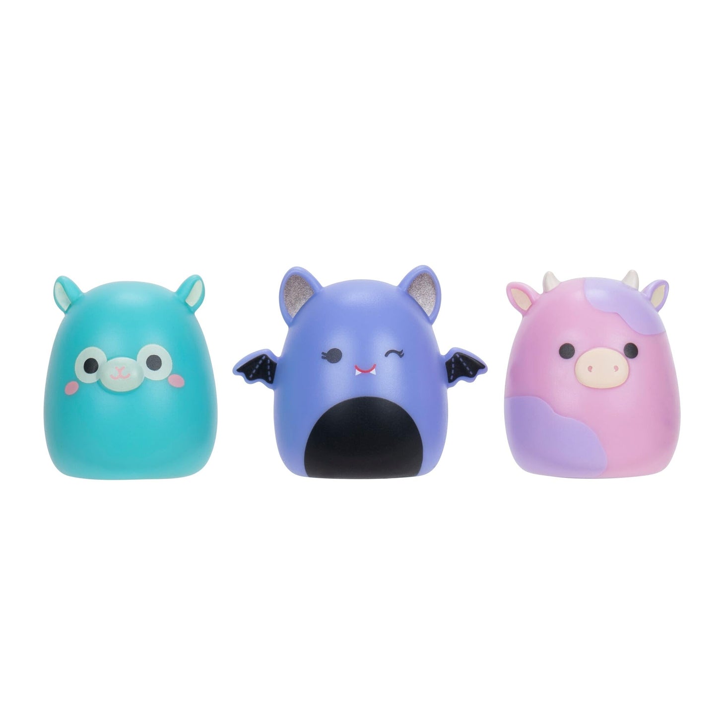 Squish-A-Longs Party Pack On-The-Go Playset - Series 1 - Three 1 Mini-Squish With 9 Furnishings - Collect, Trade, & Play