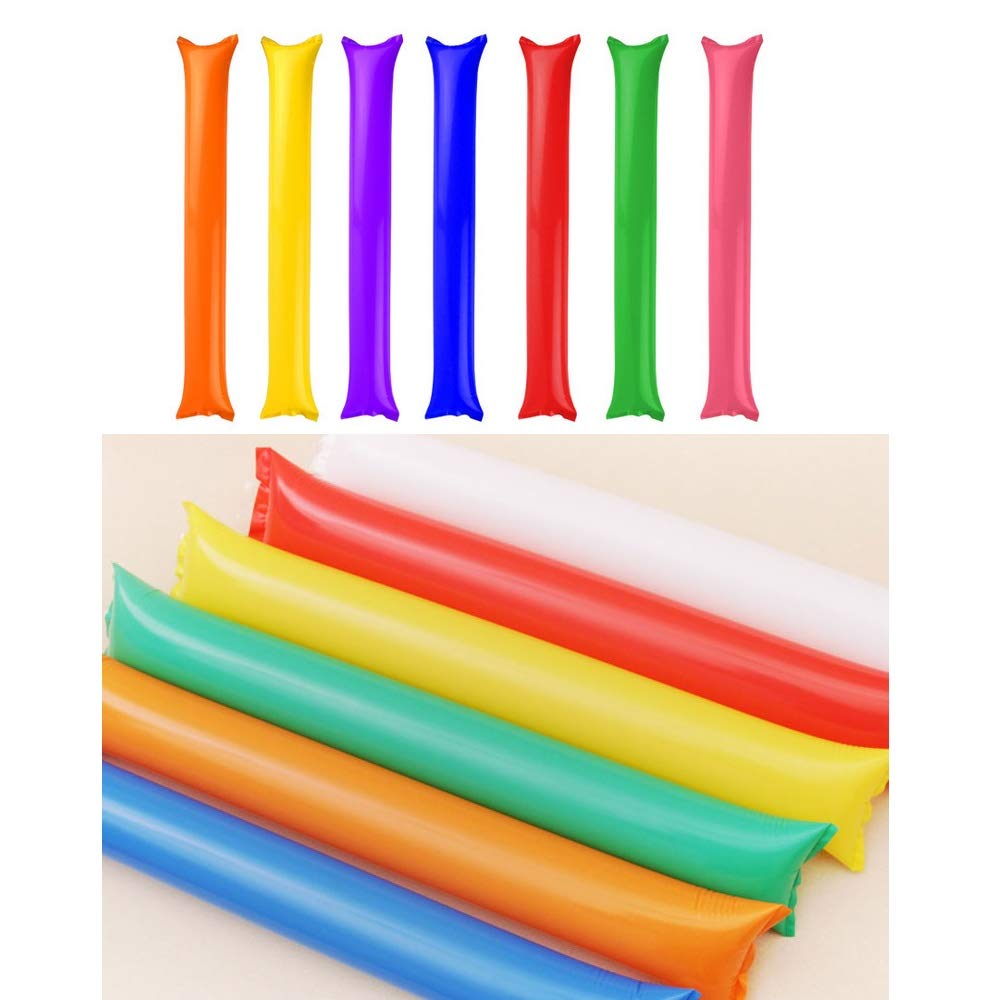 Creatyi 40 Pcs Thicken Bam Bam Thunder Sticks Cheering Sticks Cheerleading Cheering Sticks For Sports Cheers Ball Dance Basketba