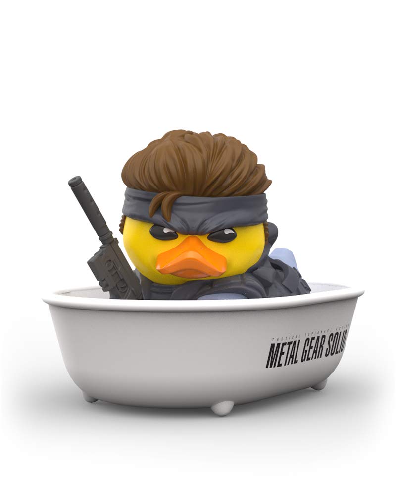 Tubbz Solid Snake Collectible Rubber Duck Vinyl Figure – Official Metal Gear Solid Merchandise – Action Pc & Video Games