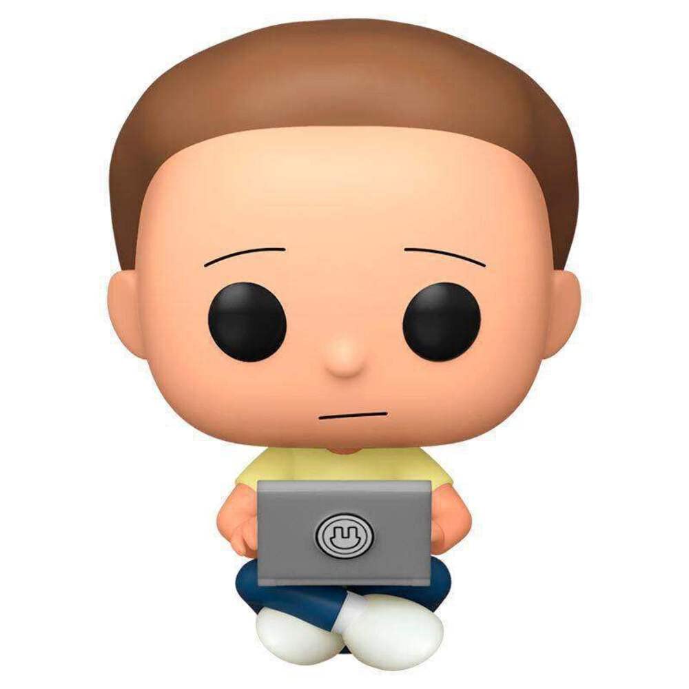 Funko Pop Rick And Morty With Laptop Vinyl Figure Toy Exclusive