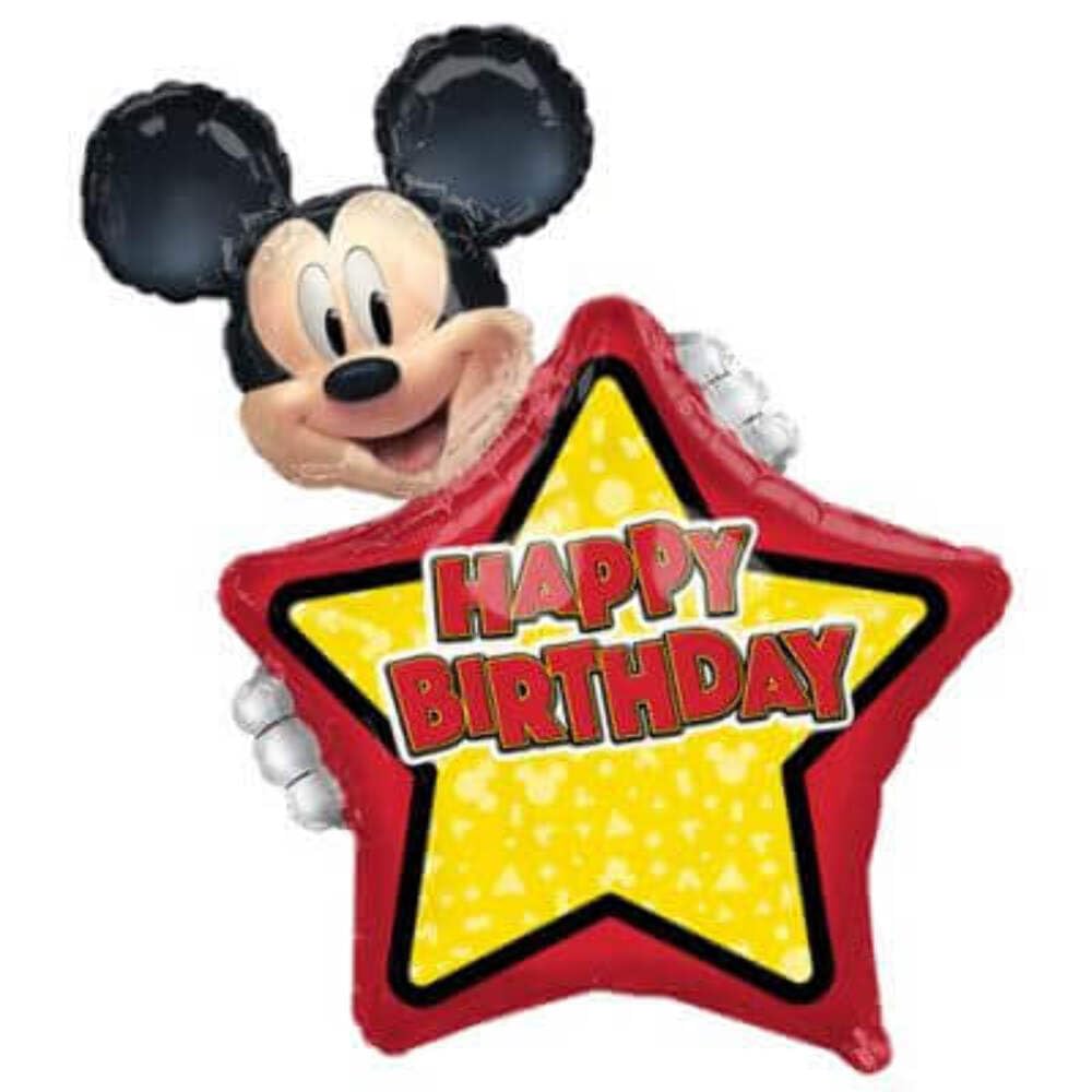 Anagram 30 Mickey Mouse Forever Foil Balloon, Multicolor
