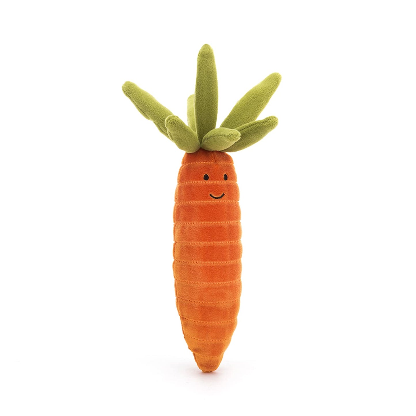 Jellycat Vivacious Vegetables Carrot Stuffed Toy, 6.5 Inches | Vegetable Plush | Great Gift Idea