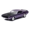 NewRay Plymouth 1/32 Cuda Toy Vehicle - Small Purple Plastic Model 51393