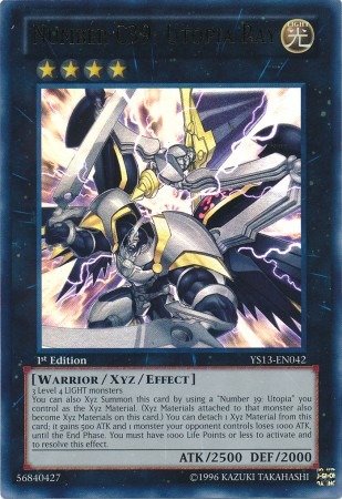 Yu-Gi-Oh! - Number C39: Utopia Ray (Ys13-En042) - Super Starter: V For Victory - 1St Edition - Ultra Rare