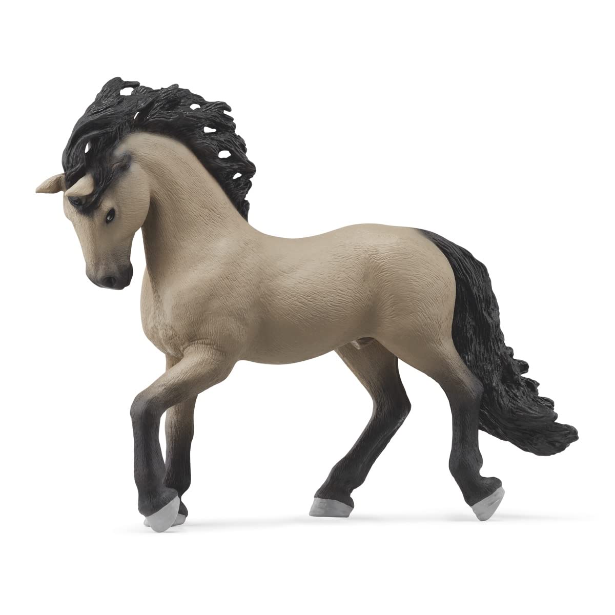 Schleich Pura Raza Espanola Hengst Model 72183 - Black Plastic Horse Figure