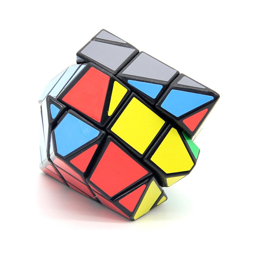 UMESCENE 3x3x3 Hexagonal Cone Speed Cube 3x3 Dodecahedral Magic Cube Brain Teasers Double Cone Cube Puzzle Toys