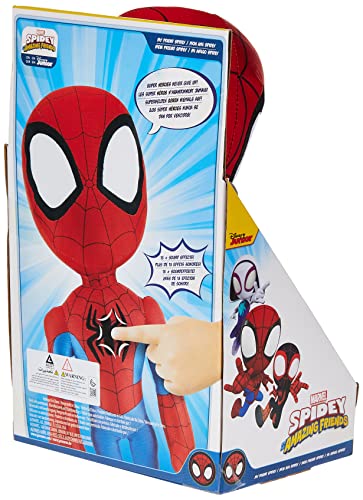 Toy Partner - Spidey Plush With Sounds (Spiderman), Multi-Colour (Snf0006)
