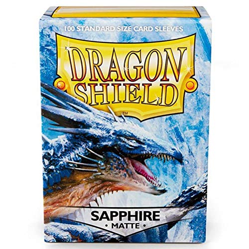 Arcane Tinmen Atm11028 Dp Dragon Shield - Matte Saphire Games - Pack Of 100