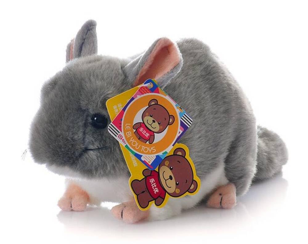 Backlood Toys 12 inch Chinchilla Plush Toy Chinchilla Stuffed Toy (Gray)