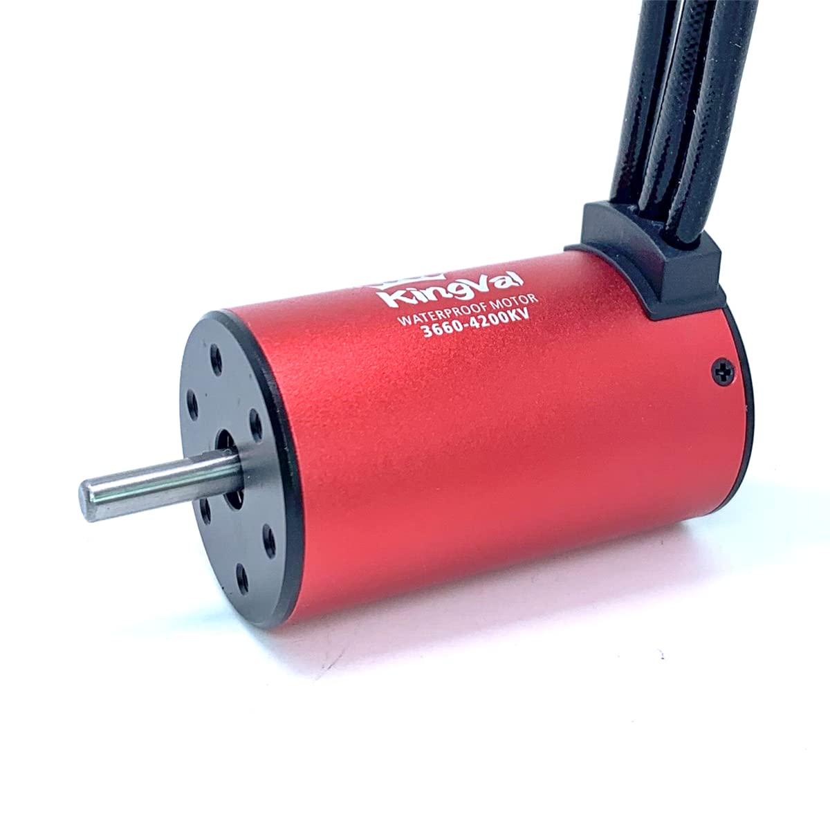KingVal Replacement 3660 4200KV Waterproof Brushless Motor Shaft Diameter 5mm Compatible with 1/10 RC Car