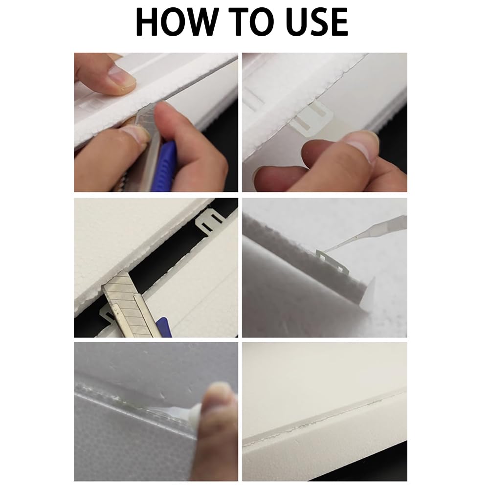 30PCS RC Airplane Hinge Folding Leaf Paper Hinges Aileron Tail Wing Connector for RC Airplane Plane Aircraft DIY Model Toy Parts