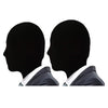 IYWISH 2PCS Halloween Costume Hood Mask Full Face Mask Masquerade Mask Faceless Mardi Gras Skin Masks Halloween Spandex Elastic