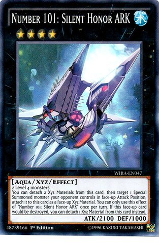 Yu-Gi-Oh! - Number 101: Silent Honor Ark - Wira-En047 - Super Rare - 1St Edition (Wira-En047) - Wing Raiders - 1St Edition - Super Rare