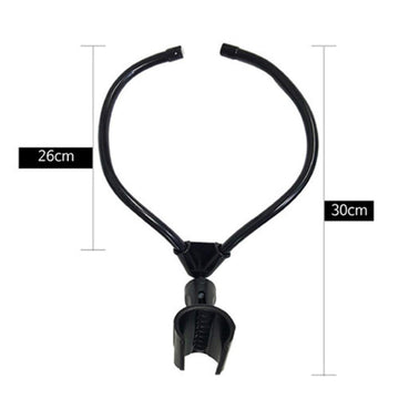 Blue-Ther Neck Microphone Holder (Lock) Magic Tricks Professional Adjustable Magia Holder Magician Stage Accessories Illusion Gi