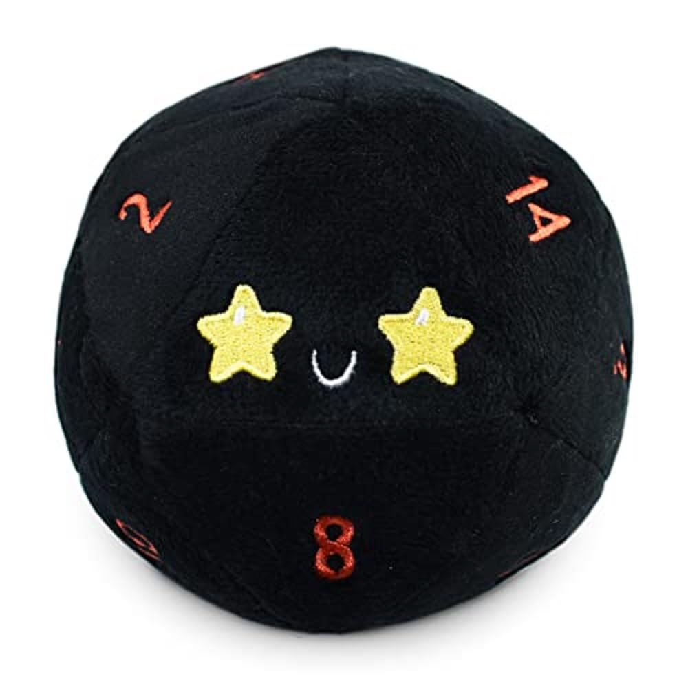 Teeturtle - Classic Plushie - D20 - Starry Eyes + Fire Eyes