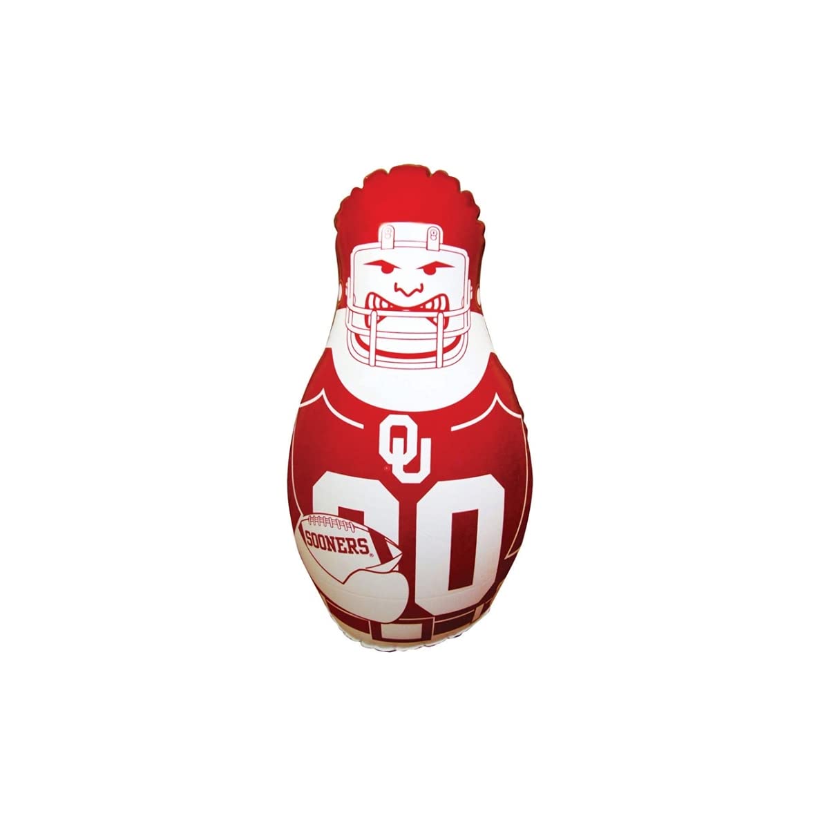 Fremont Die Ncaa Oklahoma Sooners Bop Bag Inflatable Tackle Buddy Punching Bag, Mini: 12' Tall, Team Colors