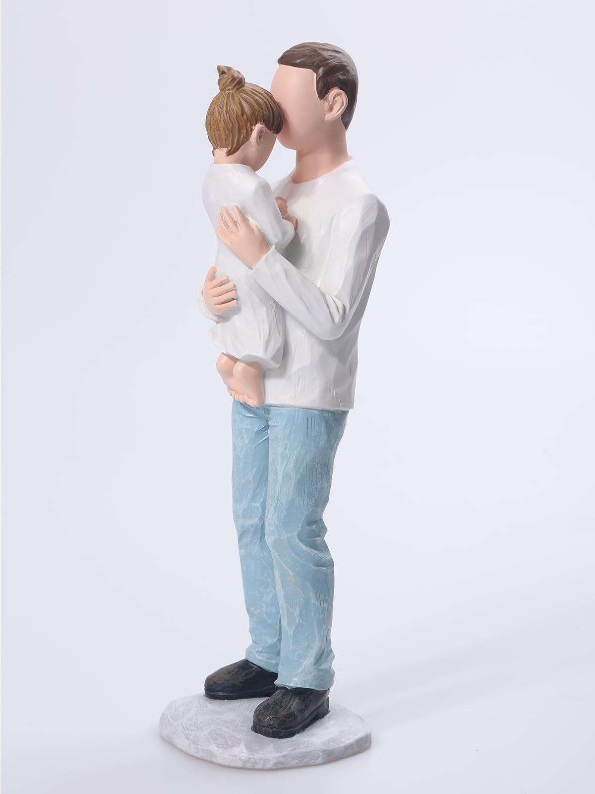 Father And Daughter Figurines, Dad Gifts From Daughter, Best Birthday Dad Gifts, Sculpted Hand Painted Statue, Perfect For Chris