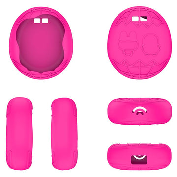 Azuraokey Silicone Case Replacement Compatible With Tamagotchi Uni, Anti-Drop Soft Cover For Tamagotchi Uni Accessories Case With Finger Lanyard (Bag Only