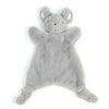 Little Rawr Lovey Soft Toy - 12-Inch Gray Mouse, Polyester Stuffed Animal for Infants 0-6 Months, Security Blanket for Baby Girl & Boy