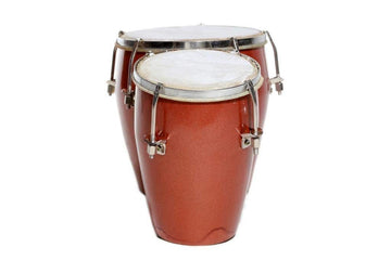 SAI MUSICAL Bango Wooden Drum Set for Kids and Adults (Brown)