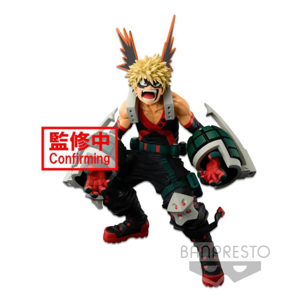 Banpresto My Hero Academia Katsuki Bakugo Figure - PVC, Multiple Colors, Model BP17989
