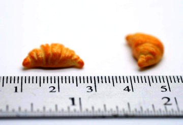 20 Psc Sausage Bread Rolls and Croissant Dollhouse Miniatures Food Kitchen